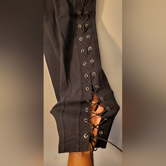 🔥NEW JVINI Jeggings Black Women US Large - Picture 5 of 14